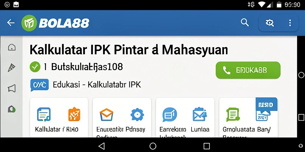 Tampilan antarmuka BOLA88 yang sederhana dan fungsional.