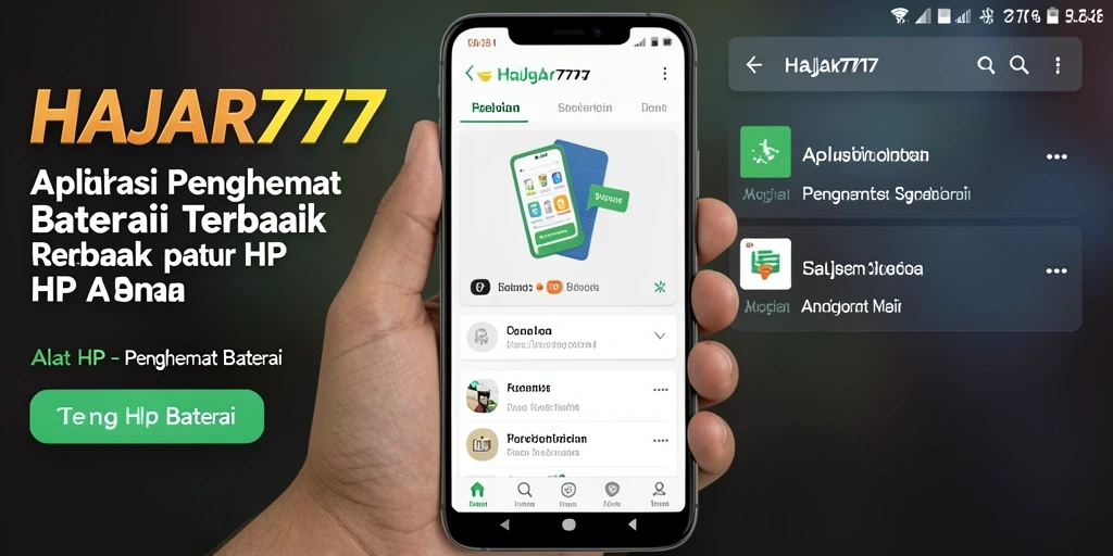 Tampilan antarmuka fungsional dan menarik dari HAJAR777.