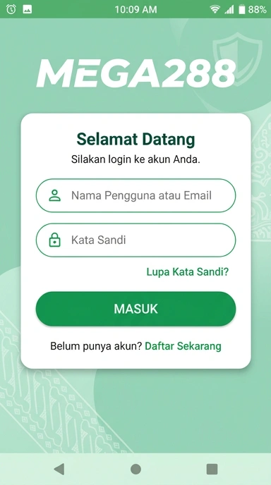 Panduan Masuk Akun Mega288 untuk Pengguna Android